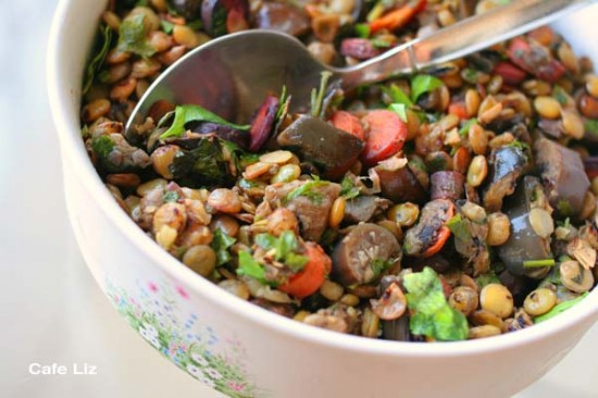 seared-lentil-salad